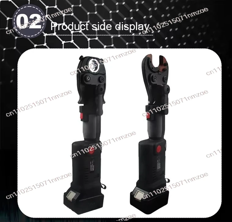 2-In-1 battery-powered hydraulic tool for cable cutting and crimping