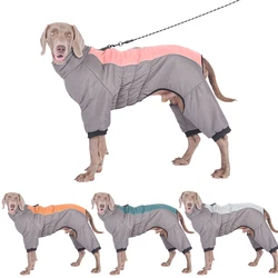 Warm Dog Down Jacket Winter Pet Clothes Jumpsuits for Small Medium Large Dogs Weimaraner Golden Retriever Waterproof Pets Coats