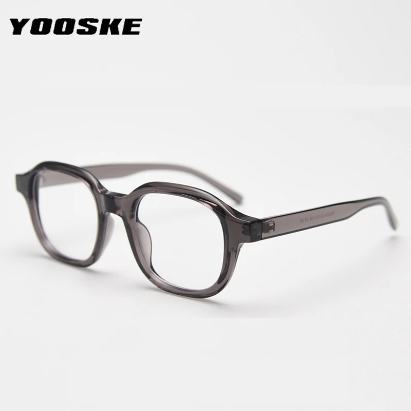 TR90 Retro Artistic Transparent Glasses Frame Trend Thick Frame Myopia Glasses Frame For Men Women Anti Blue Light Glasses Frame