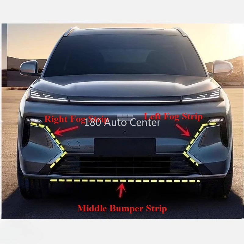 

Original Front Bumper Strips Silver Trims for GEELY GALAXY STARSHIP 7