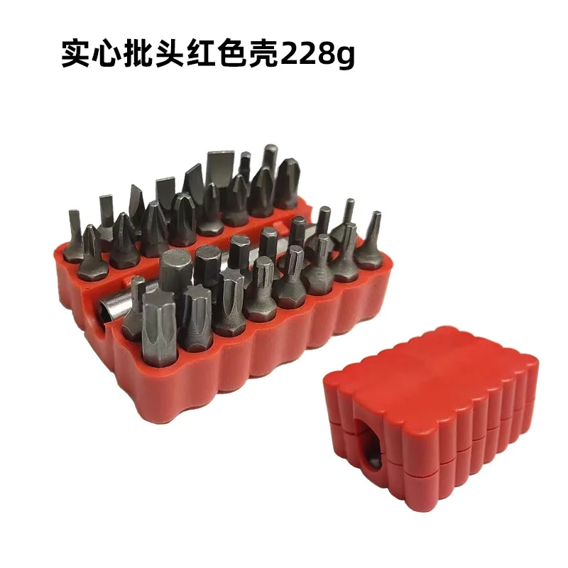 

33 in 1 hollow screwdriver set with extension rod magnetic phillips torx screw Driver bits hand repair tool for small space DIY