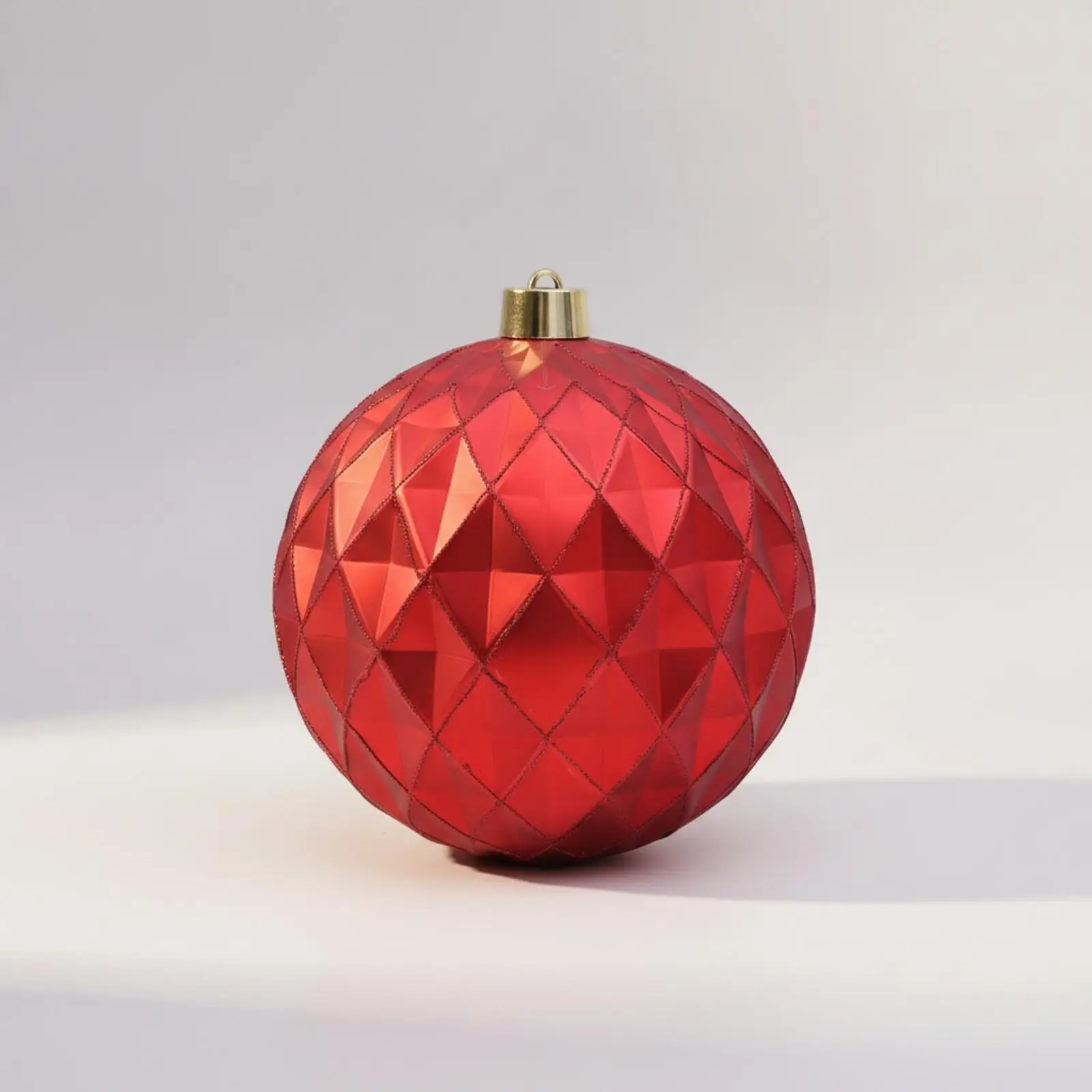 Easy to Hang Faceted Sphere Ball Decor | electroplated Electroplated Finish,