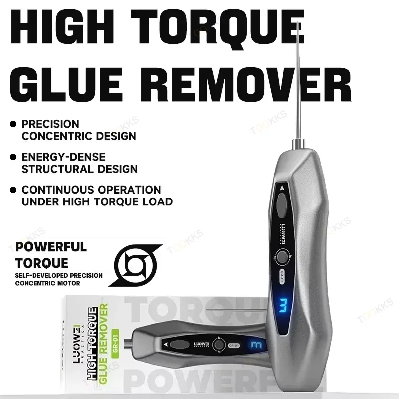 LUOWEI GR-01 Electric OCA Glue Remover 1800mAh Rechargeable Battery Type-C Charging High Torque for Phone LCD Screen Glue Remova