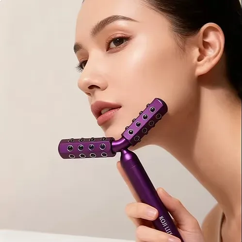 Germanium Beauty Stick Roller Device Electric Drum Massager Vibration for Face-Anti-Puffiness Skin Tightening Home Commercial