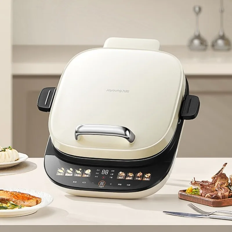 Joyoung0 Fluoro-Titanium Porcelain Petal Heating Electric Griddle, Far Infrared 3D Grilling Pancake Machine, Breakfast Machine