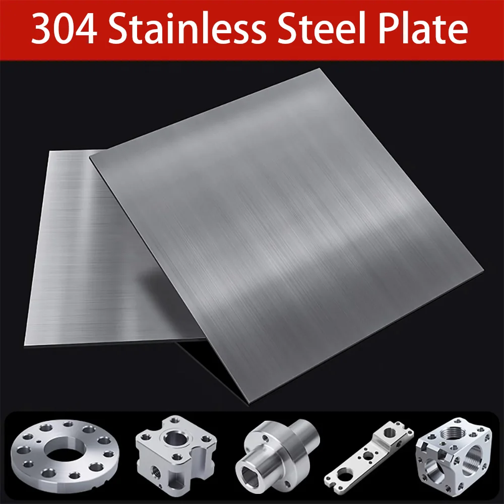 

Thickness 4mm 304 Stainless Steel Square Plate Sheet 50x50 100x50 100x100 150x150 200x100 200x200 300X300mm