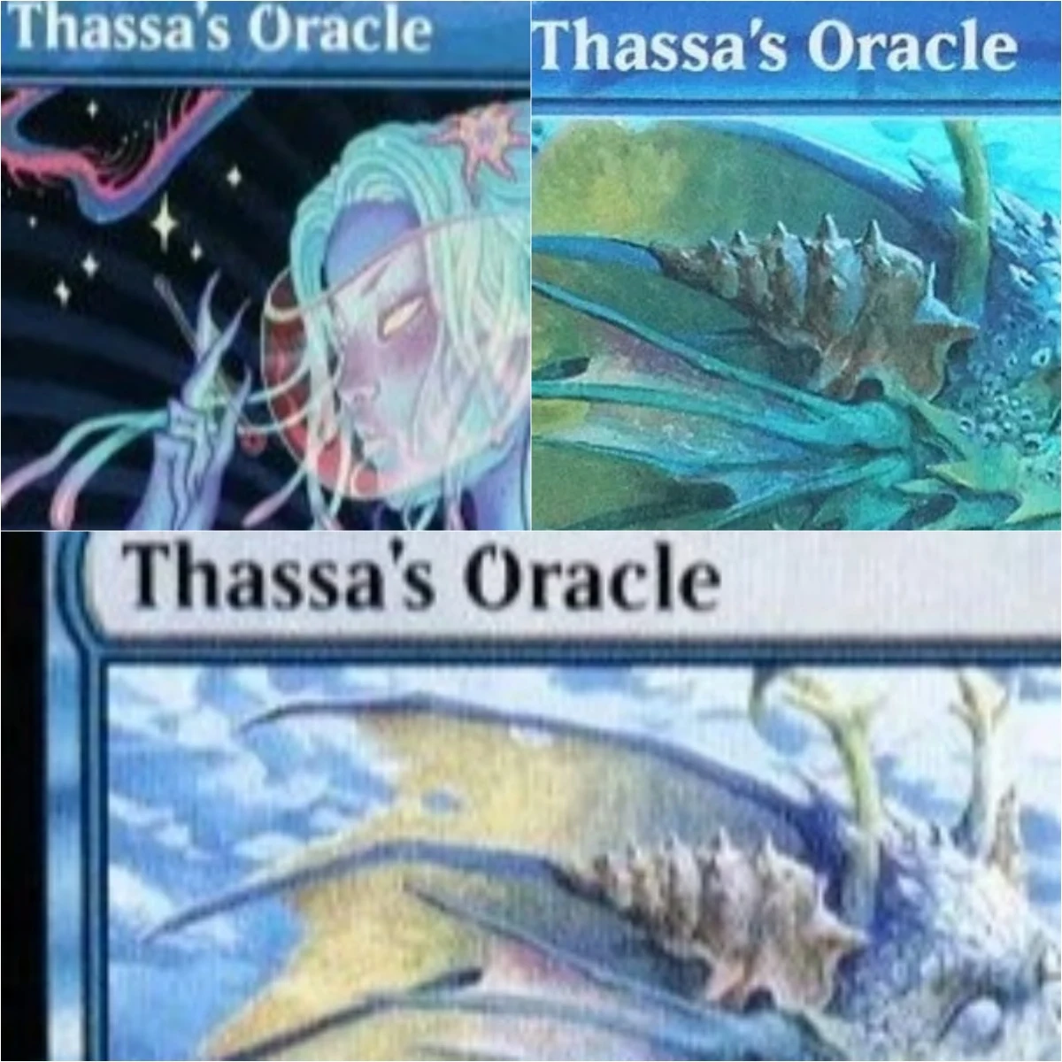 

Foil/Holo "Thassa’s Oracle" TCG Magical proxy Cards Game Top Quality Proxy Playing Cards Gathering Board Game Trading Cards