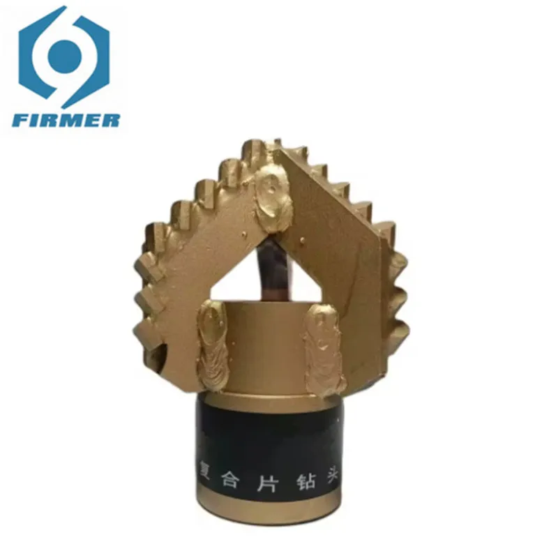 

75-300mm Well Drill 3-wing Alloy Drill Bit Full-toothdrill Geological Bit Tool Mud Pump Fitting 3 Blade Drilling Tool