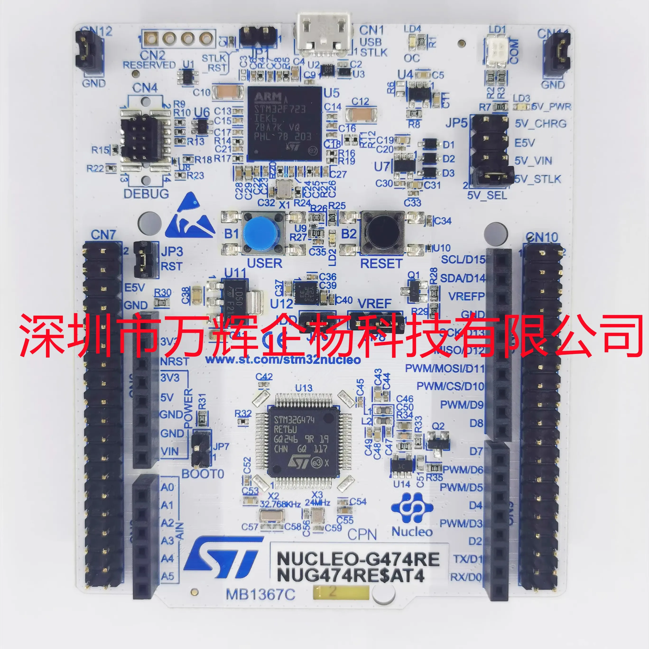 1/PCS LOT NUCLEO-G474RE STM32G474RE MCU STM32 Nucleo-64 Development Board 100% New Original