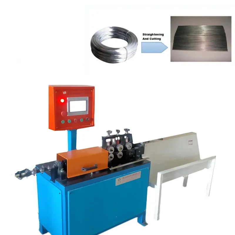 QIPANG CNC 1-3MM Steel Manual Wire Straightening And Cutting Machine Automatic Wire Straightening And Cutting Machine