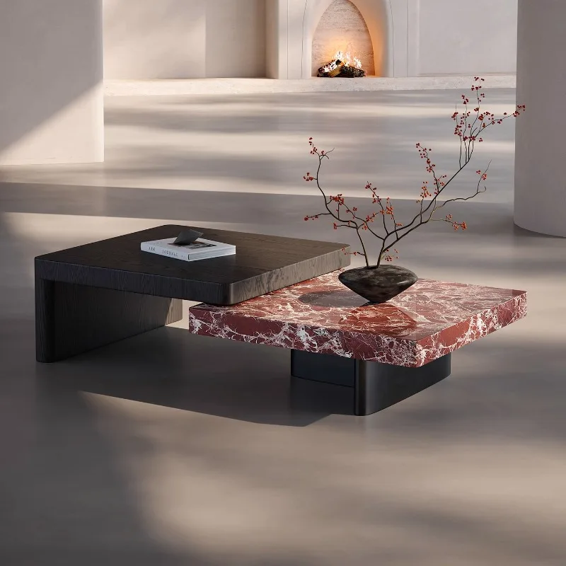 

Design Hardcover Coffee Table Luxury Floor Simple Italian Coffee Table Display Minimalist Wohnzimmer Tisch House Accessories