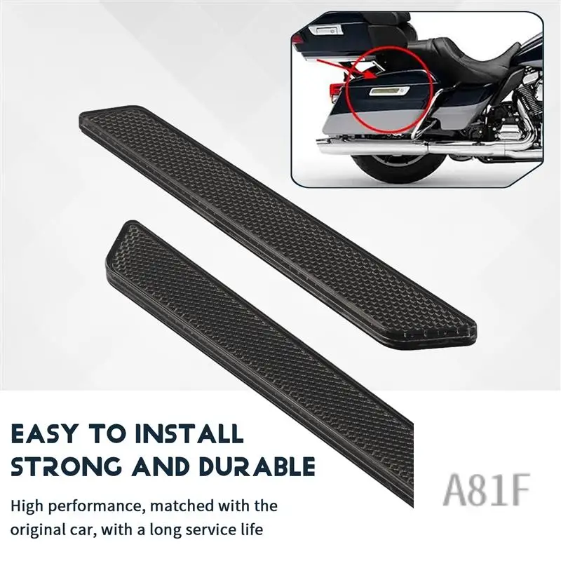 

Reflectors For Street Glide Electra Glide Road Glide Road King Latch Covers Saddlebags Side Visibility 2014-2020(Black)
