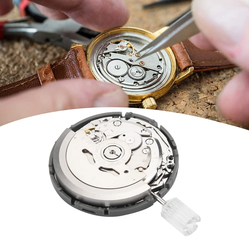 2Pcs NH38 Movement Standard NH3 Series Automatic Mechanical Watch Movt Parts For Seiko SII NH38/NH38A Watch Parts