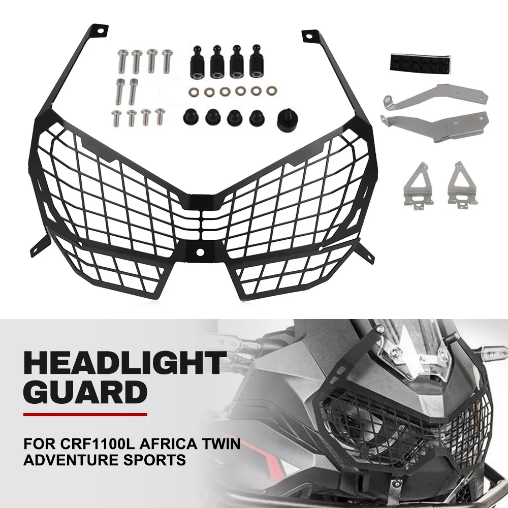

2019-2023 Headlight Protector Guard For Honda Africa Twin CRF 1100L CRF1100 CRF1100L Adventure SPORTS Head Light Protector Cover