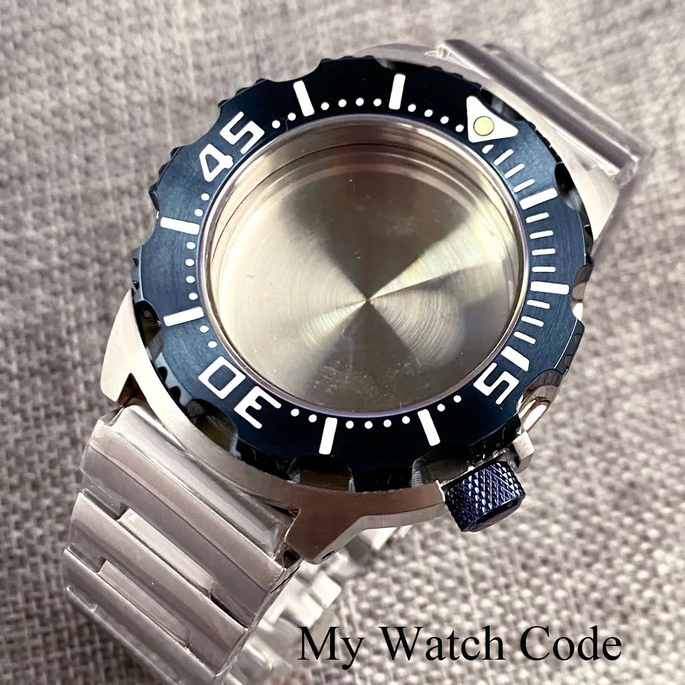 

20Bar Diving Monster Frost Watch Case for NH35 NH34 NH36A NH38 ETA2824 PT ST2130 AR Sapphire Black PVD 316L Watch Kit SRPD25J1