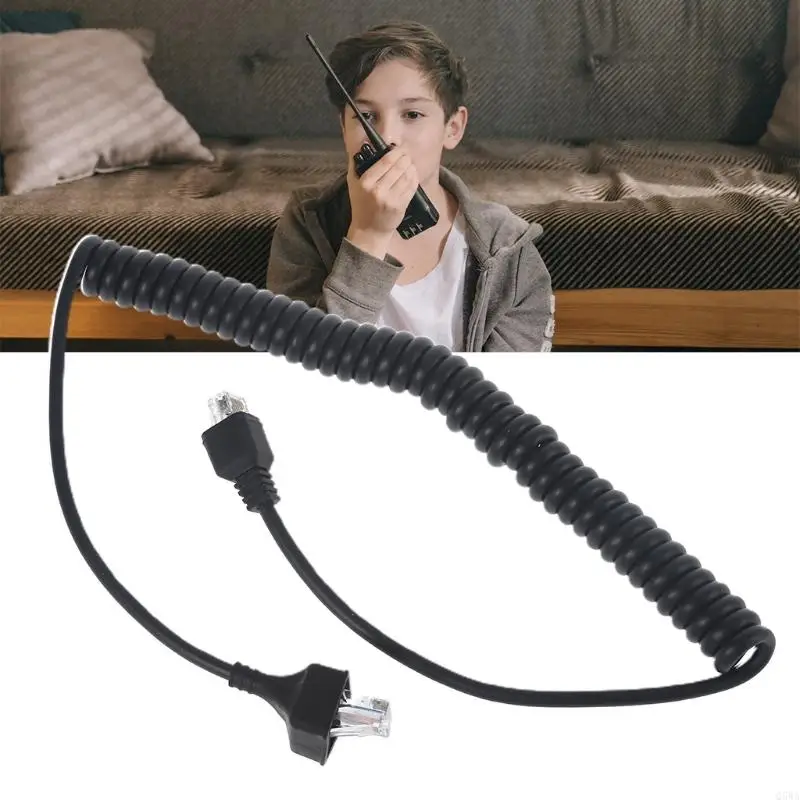 Q5WA RJ-45 8-контактный до 8-контактного микрофона Сверхмощный шнур для KMC-36 MC-59