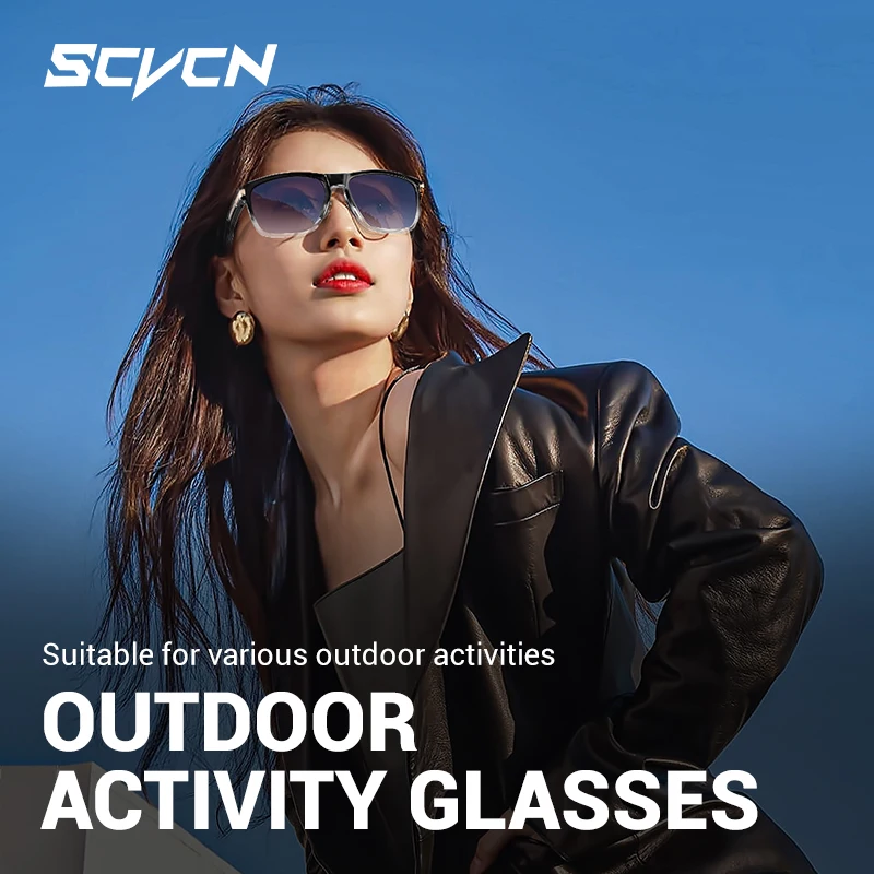 SCVCN بيع نظارات الموضة الاستقطاب الدراجات نظارات UV400 نظارات للرجال النساء القيادة تسلق النظارات الشمسية الرياضية في الهواء الطلق