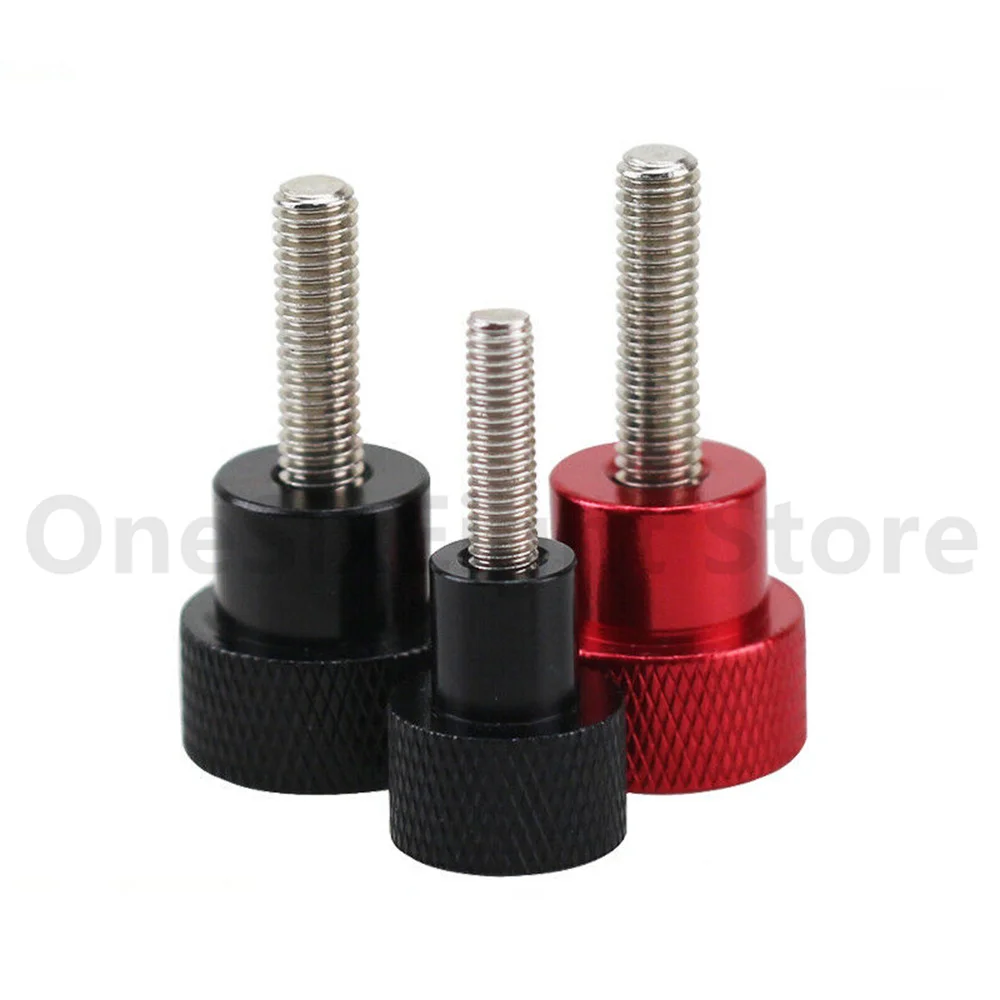 M3 M4 M5 Aluminum Alloy Handle Knurled Thumb Screws with collar High Type Stainless Steel Hand Screw