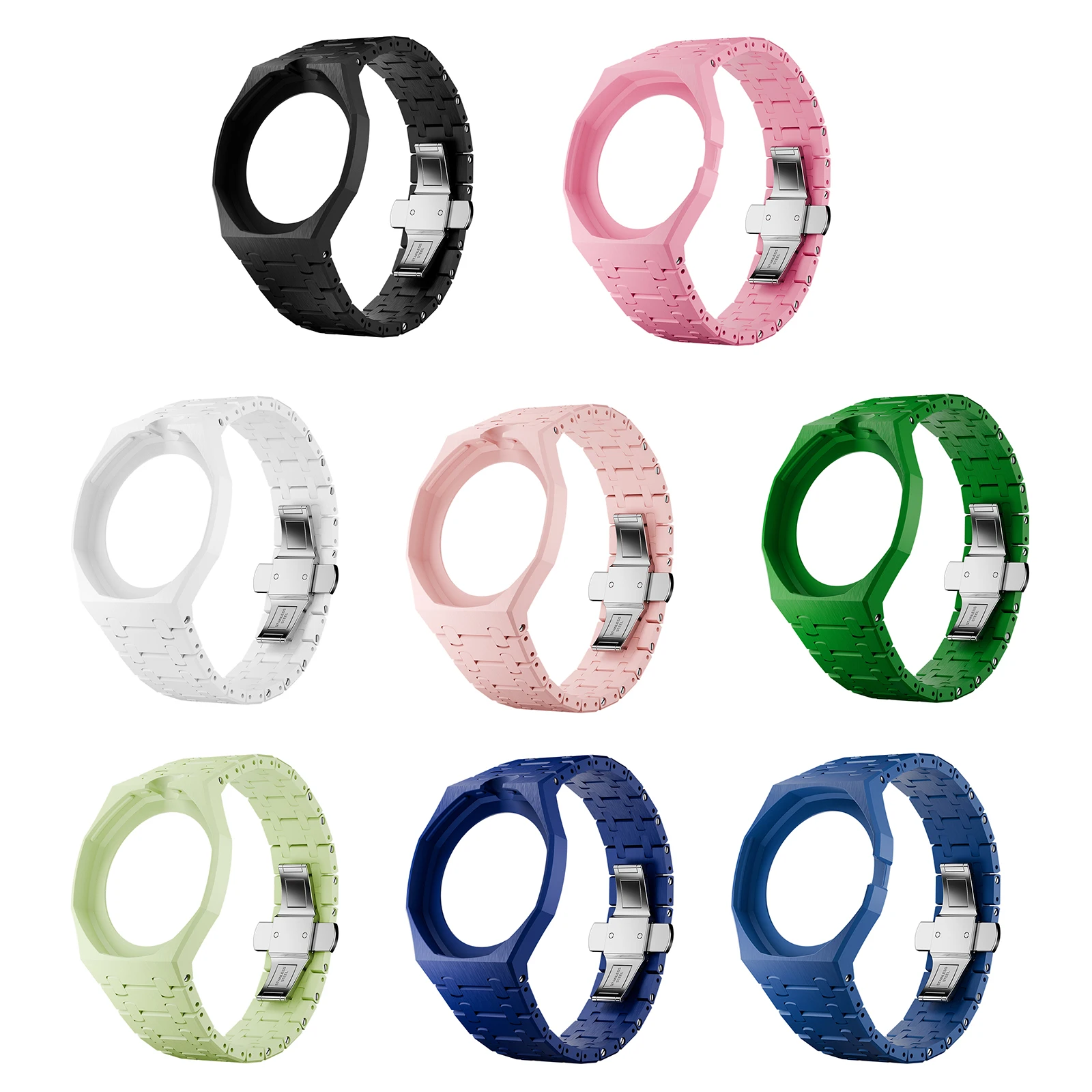 1pc Ceramic Modification Kit for Swatch X AP Royal POP Biomaterials Watch Case + bioceramic Strap Pocket Changer To Wristwatch