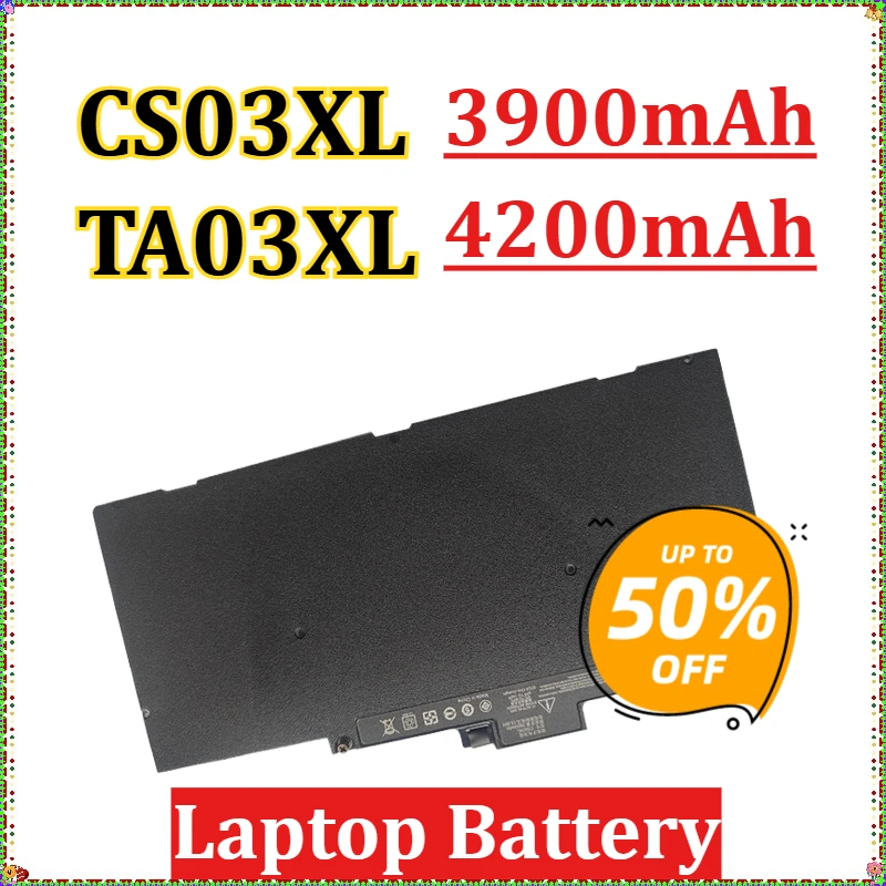 

Laptop Battery CS03XL TA03XL for HP Elitebook 840 848 850 G3 G4 ZBook 15u G3 G4 Series Fits HSTNN-UB6S 800231-141 Replacement