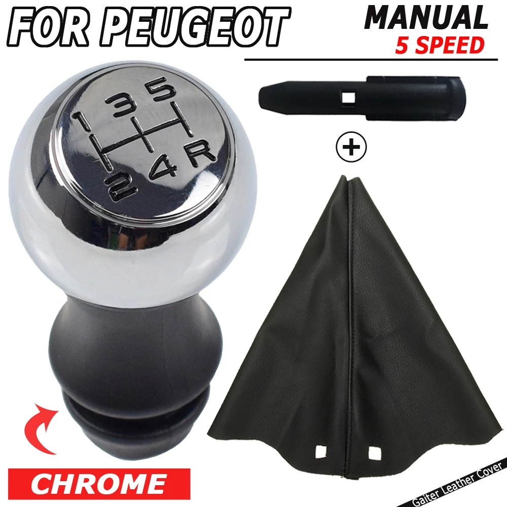 For PEUGEOT 106 107 205 206 207 306 307 308 309 405 406 407 508 605 607 806 807 For CITROEN C1 C3 C4 Gear Shift Knob Boot Case