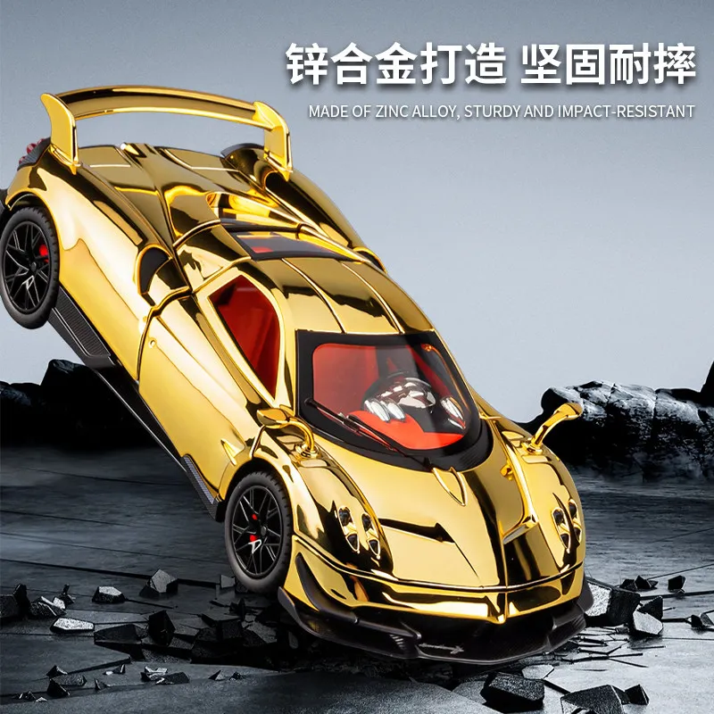 1:24 Huayra BC Hypercar Alloy Sports Car Model Diecast Metal Track Racing Car Home Decoration & Computer Desktop Ornament - view 4