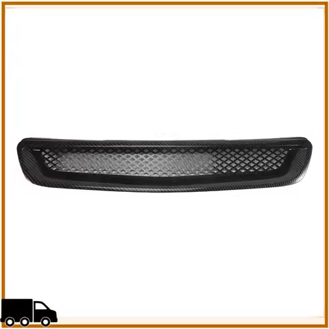Innovative Car Carbon Fiber Mesh ABS Front Hood Grille Grill For 96-98 Honda Civic EJ/EK JDM Type R