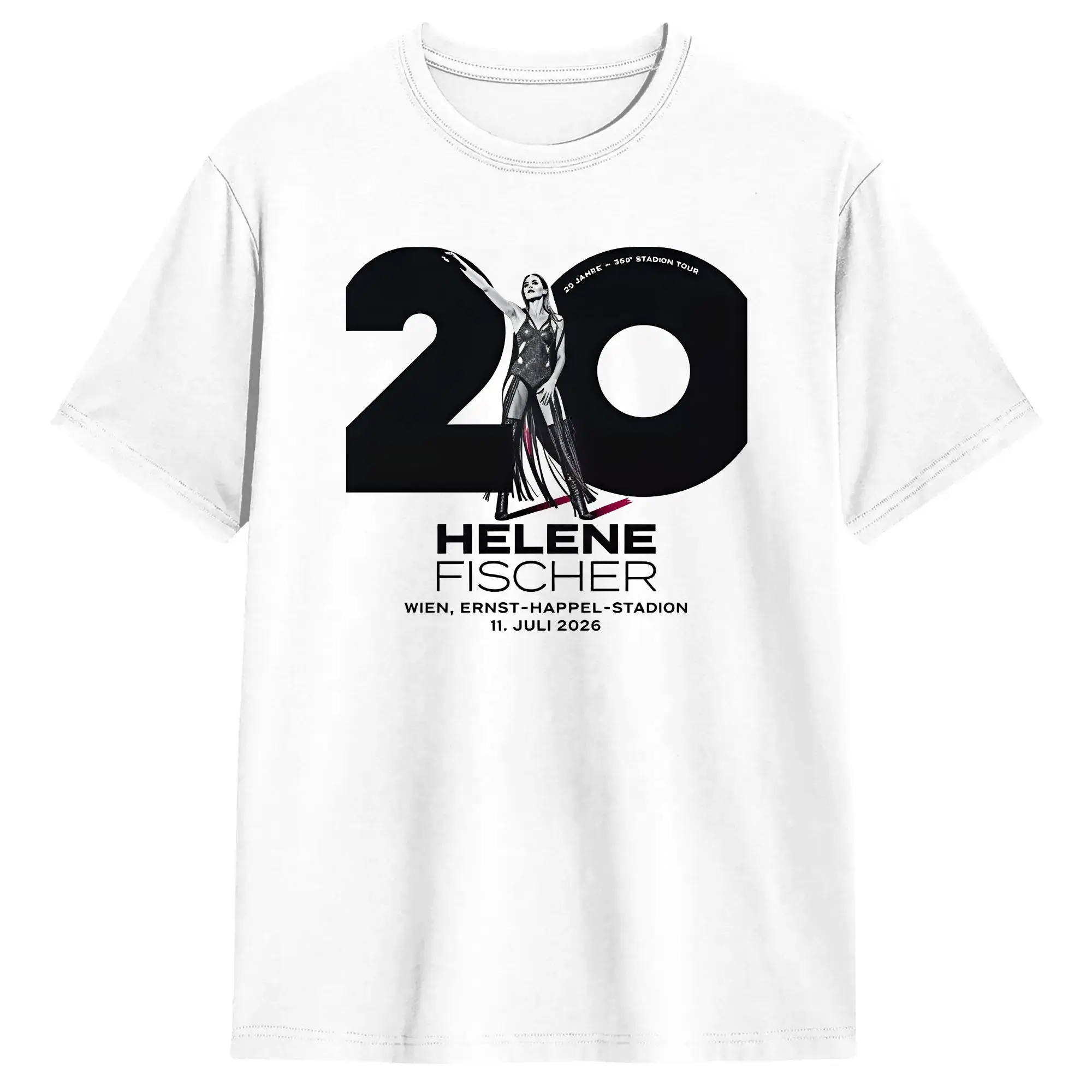 Helene Fischer 360° Stadium Tour Logo T Shirt Summer T Shirts Mens Pure Cotton O Neck Plus Size Clothing Short Sleeve Tops