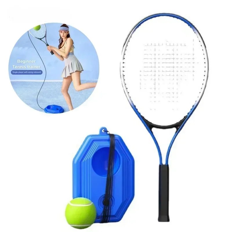 Raqueta de tenis de entrenamiento profesional, juego de raqueta de tenis interactiva para padres e hijos, a prueba de golpes, para principiantes, Unisex