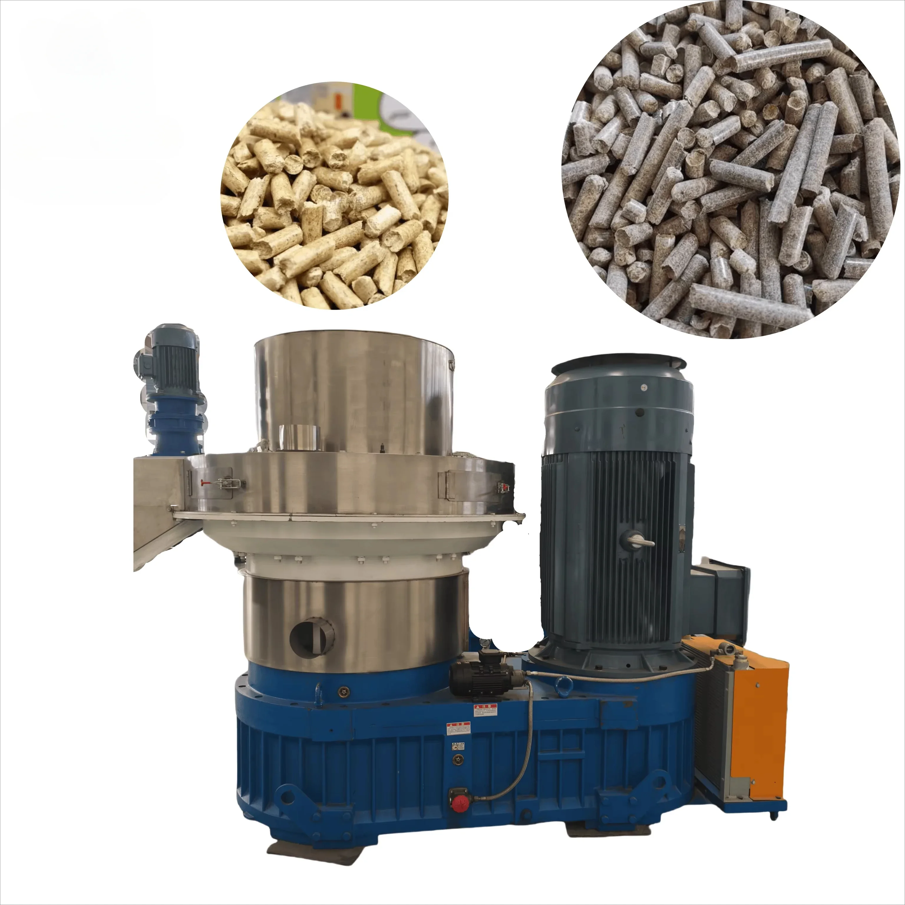 Economic Pto Wood Pellet Machine Selling Biomass Wood Sawdust Fuel Large Hard Mechanically Wood Pellet