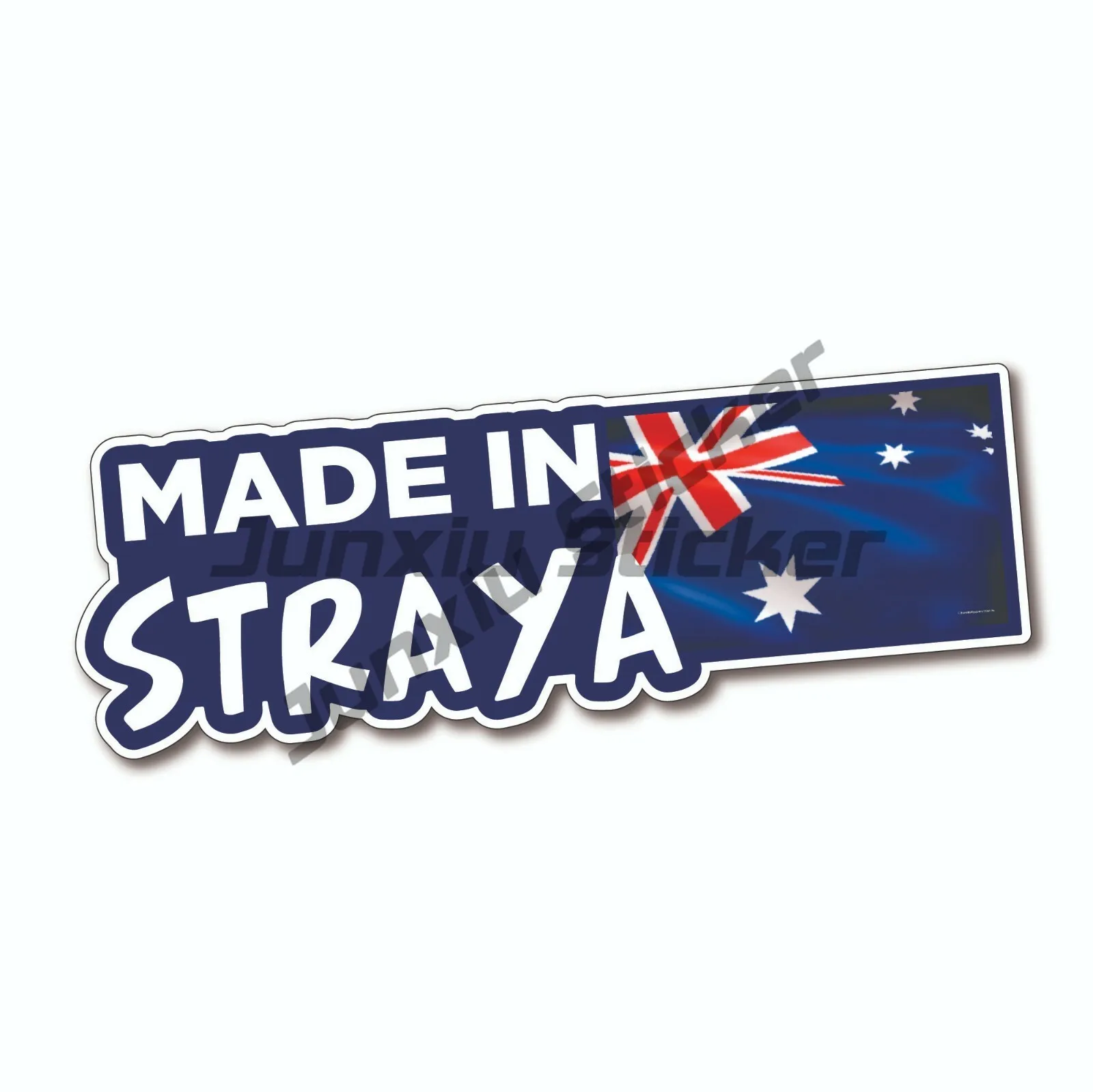 

Made in Straya Australian Flag Aussie Windshield Window Car Decal Vinyl Sticker