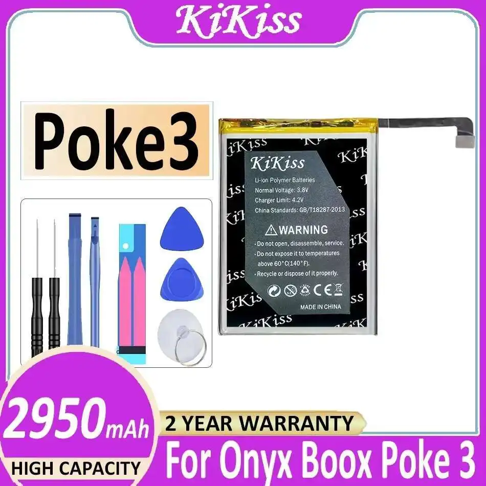 

Для Onyx Boox Poke 3 Poke3 E — аккумулятор для чтения книг 2950 мАч, экологически чистый