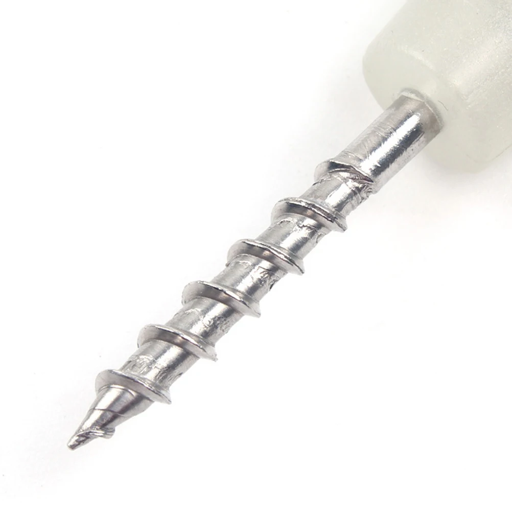 

10pcs Tent Screw Pegs Nails Camping Deck Three-eyed Screws Tent Pegs Glow Dark Outdoor Activities High Strength