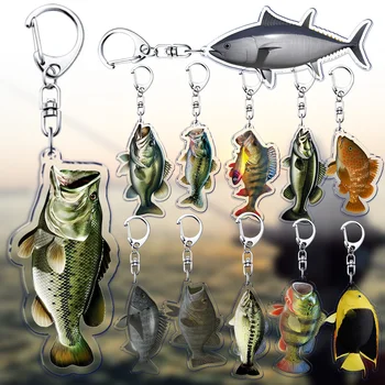 釣り愛好家のためのキーホルダー,釣り愛好家のための楽しいアクセサリー,漁師,海,キーホルダー,ジュエリー,バッグ,ファン