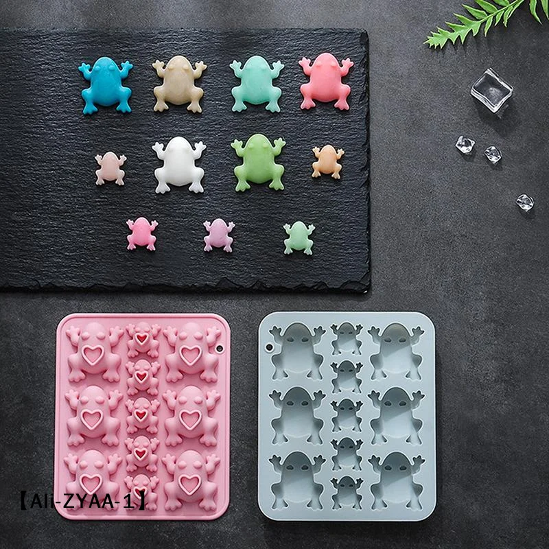 【A】Frogs Silicone Mold, Candy  - Silicone Mold Tray ulasan dan harga