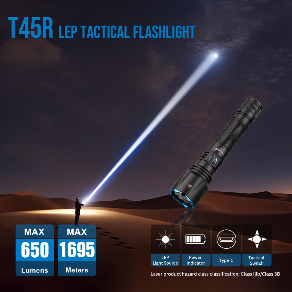 TrustFire T45R 懐中電灯 LEPライト S77161d847ec34b0797281dd9e6b42