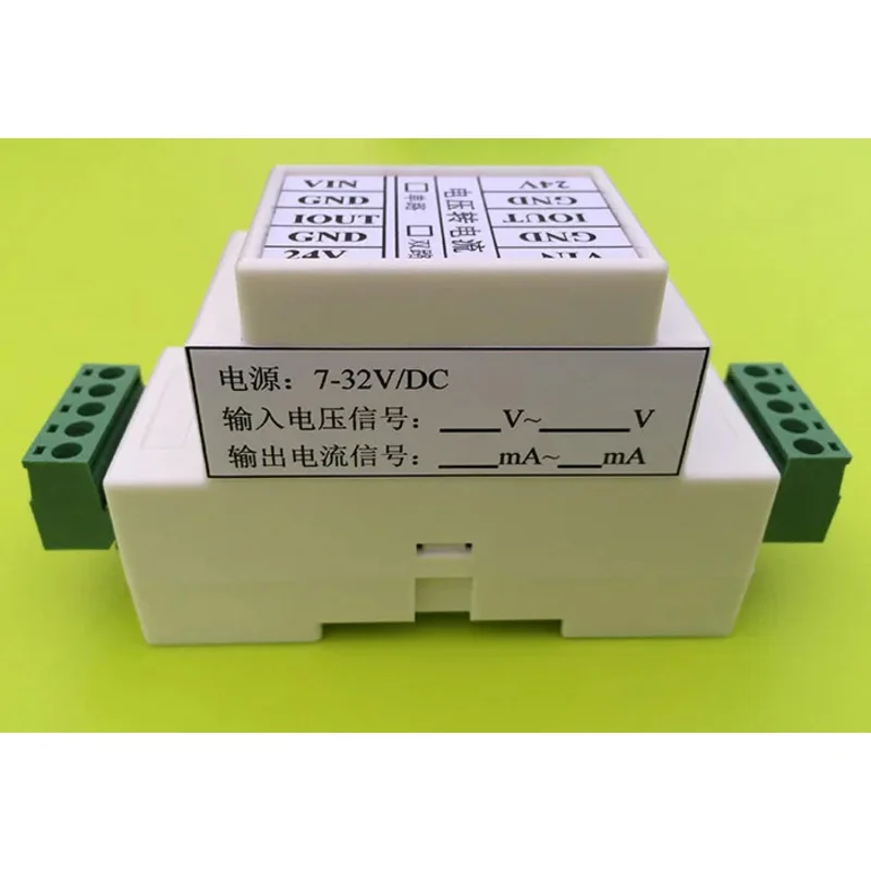 Voltage to Current Module 0-10V Input Conversion 4-20mA Output/one