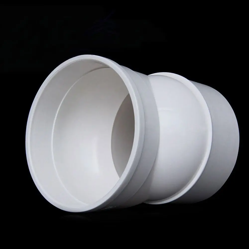 110 مللي متر المرحاض شيفتر الأنابيب إزاحة تصميم تمديد محول المرحاض استنزاف نقل السباكة المناسب شفة موسع