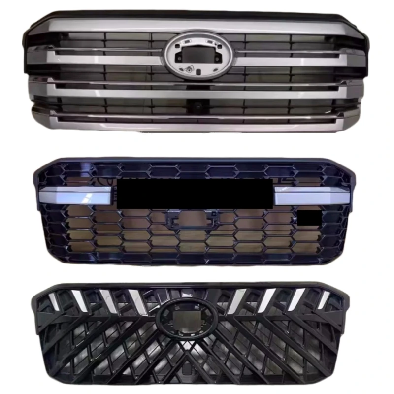 

Car Grill For Toyota Land Cruiser LC300 2023 modified Front Bumper Grille Mask net Radiator body Kit Car Accessories