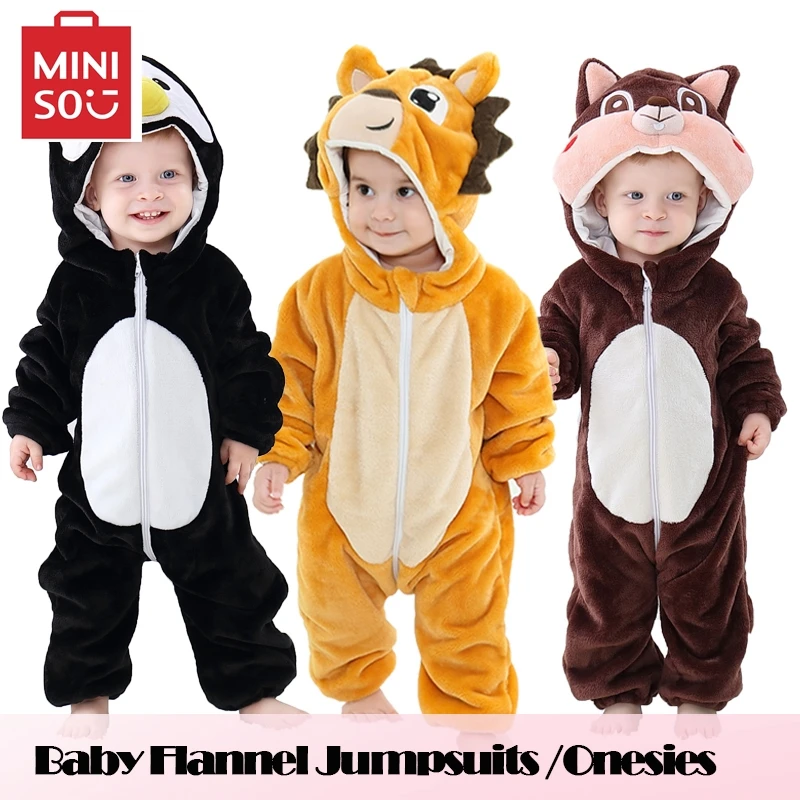 Kids Flannel Blanket Sleepers B oys Animal Pajamas Children Hooded Jumpsuits Toddler Baby Sleepwear Girls Onesies Babe Kigurumi