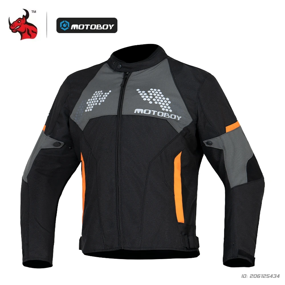 

Men's Motorcycle Jacket Wear-resistant Anti-drop Motorbike Riding Moto Jacket Breathable Motorcycle Clothing All Season