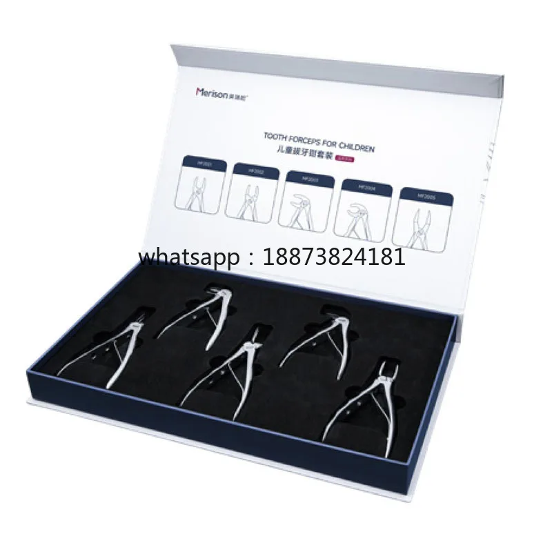 Merison MF2000 Pedo Extracting Forceps with Highly Polished Matte Surface and Ergonomic Handle Dental Forceps for  fast shippi