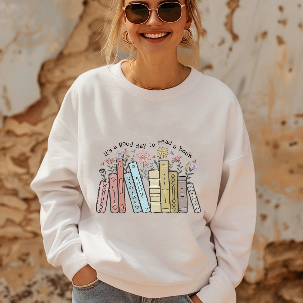 Its A Good Day To Read A Book SweatShirt Librarian Shirts Book Lover Sweater Retro Teacher Shirts Back To Shcool Gifts