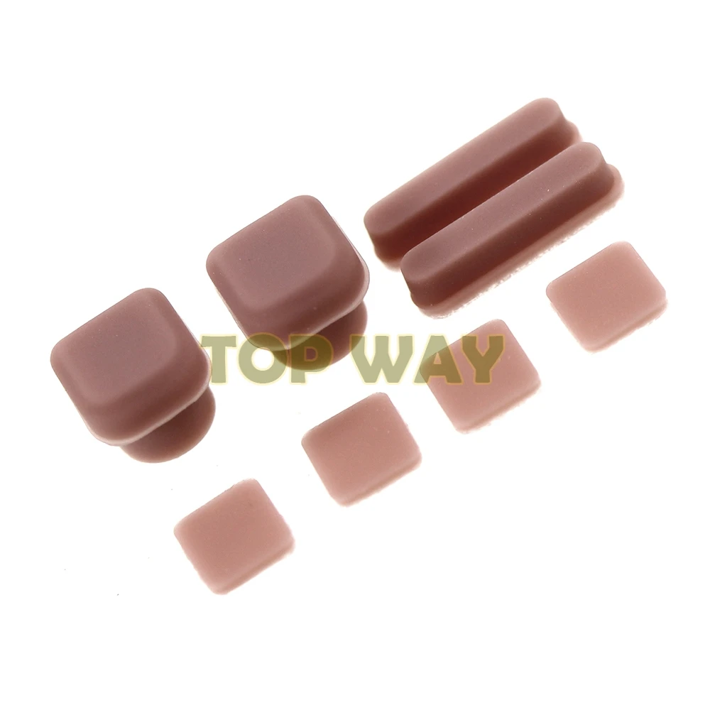 2 комплекта сменных цветов, дополнительная крышка с винтовыми ножками для DS Lite для игровой консоли NDSL, крышка с винтовыми ножками, резиновая заглушка