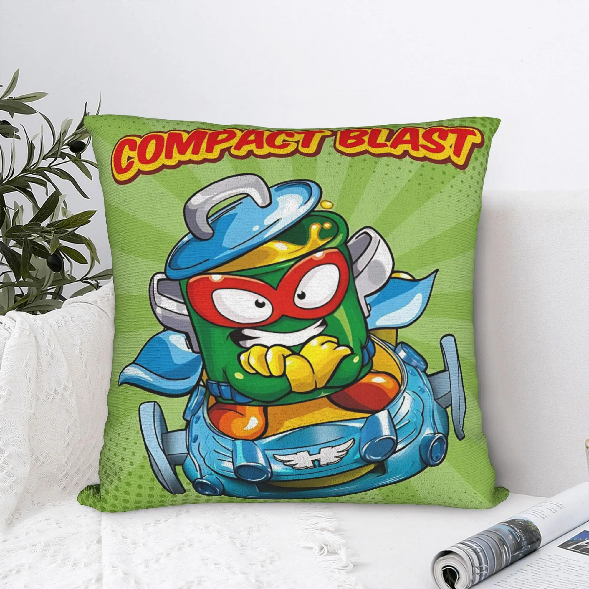 Super Zings  Pillow Case  Cushion Cover Soft Design Pillow Cover Morden Pillowcases For Office Car Home Decorative
