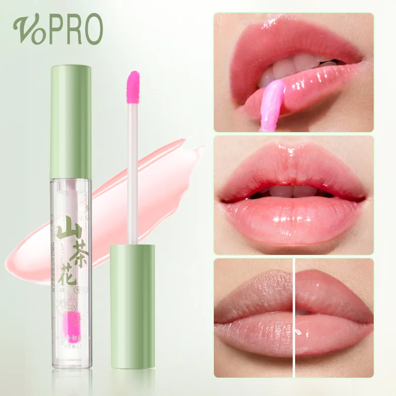 น้ำมันบำรุงริมฝีปากเปลี่ยนสี Camellia Magic, ผสมสควาเลนจากพืช, ให้ความชุ่มชื้นและบำรุง, ติดทนนาน, ไม่เหนียวเหนอะหนะ