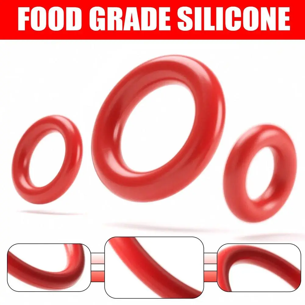 351Pcs Red Silicone O Rings Assortment Set for Plumbing