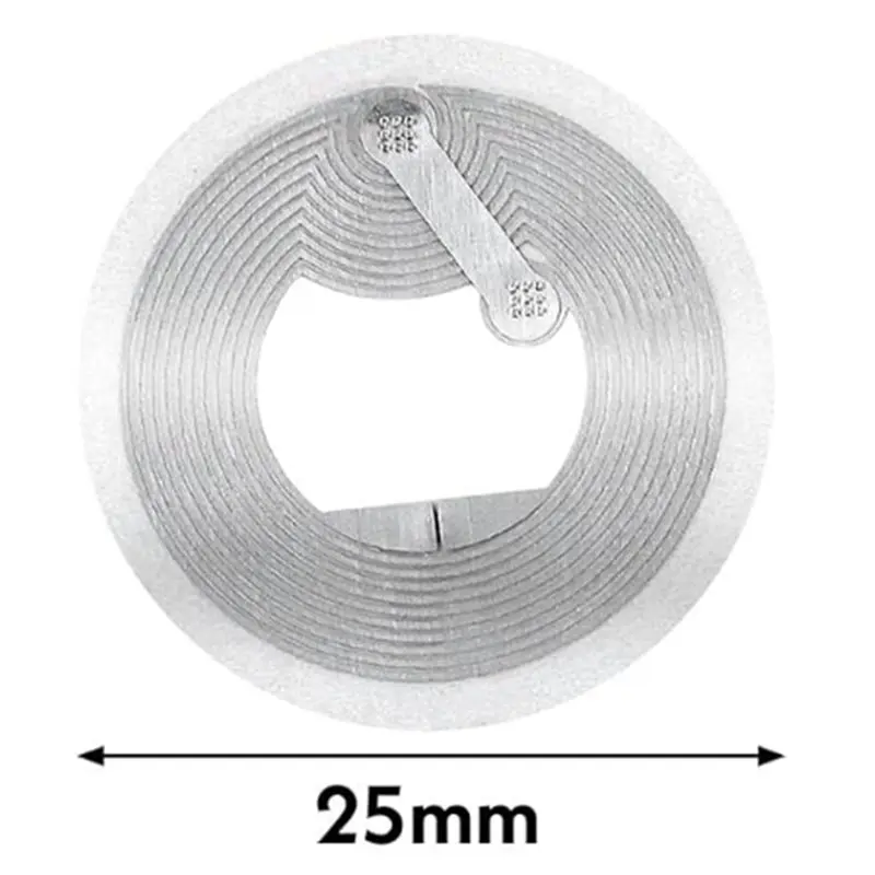 ZIZI 100Pcs Ntag215 Label Sticker 13.56Mhz ISO14443A NTAG 215 Sticker Ntag 215 Tags RFID Tag Universal Lable