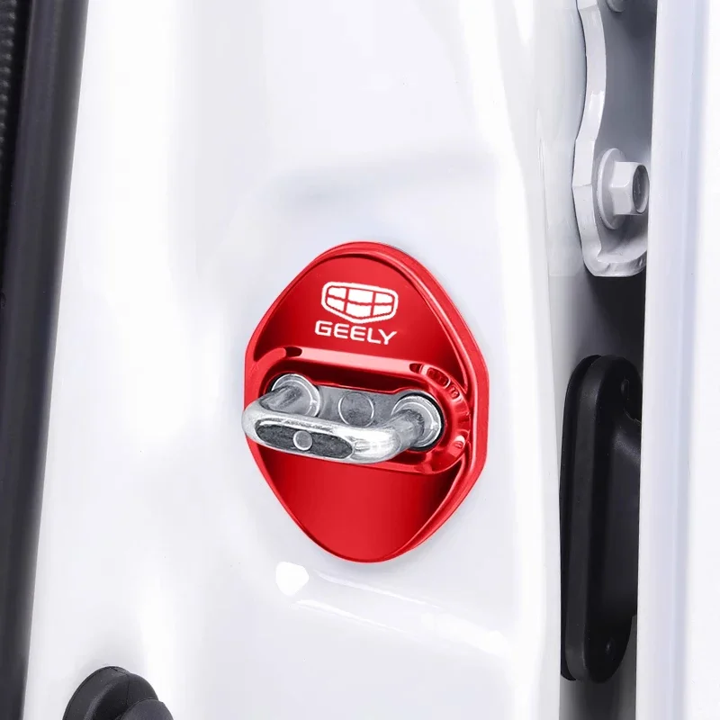 غطاء قفل باب تصميم السيارة ، غطاء شعارات لجيلي ، الاس ، ازكارا ، ايمغراند ، كولراي ، أوكافانغو ، جناح ، أيقونة GX3 ، اكسسوارات السيارات #6