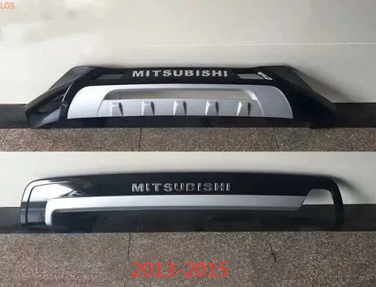 For Mitsubishi ASX 2013-2020 ABS Engineering Plastics Front and rear bumpers collision avoidance protection car accessories